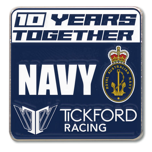 Navy 10 Year Commemorative Pin